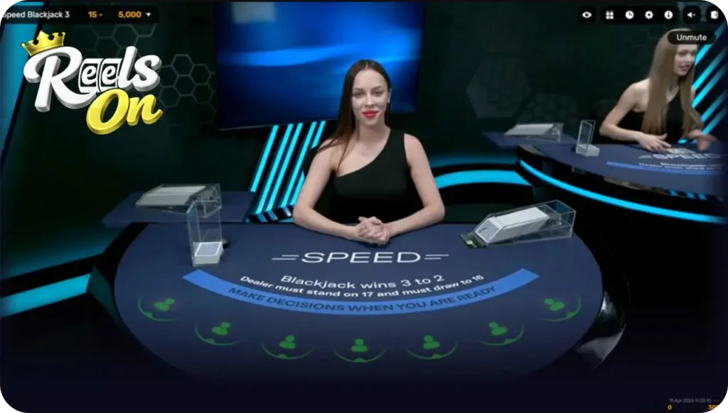 ReelsOn Casino Speed Blackjack 3