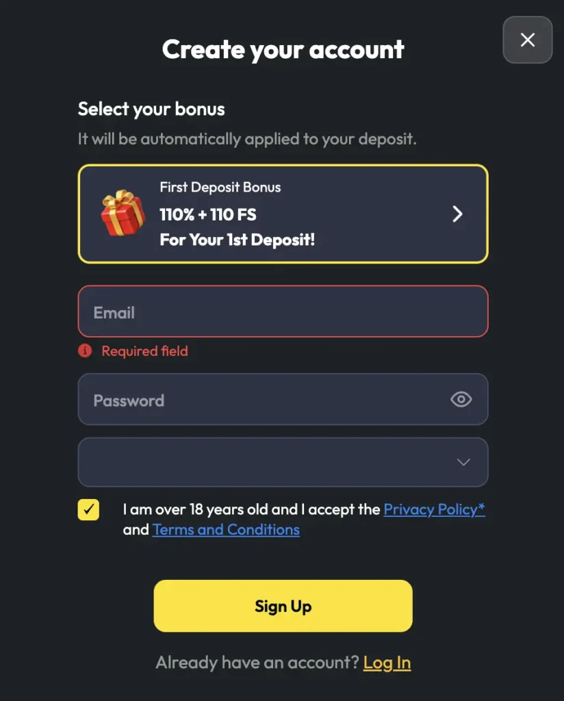 ReelsOn Create Your Account